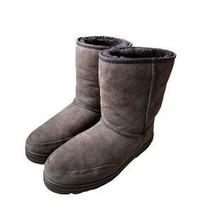 UGG women’s classic short suede boots brown color size 8